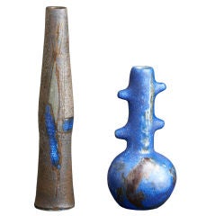 Two Carlo Zauli  Vases