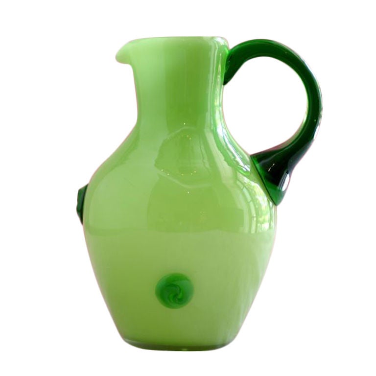 Loetz Glass Pitcher