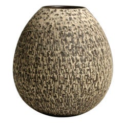 Hans Heiner Korting Mottled Ceramic Vase