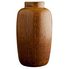 Saxbo Rust Ceramic Vase
