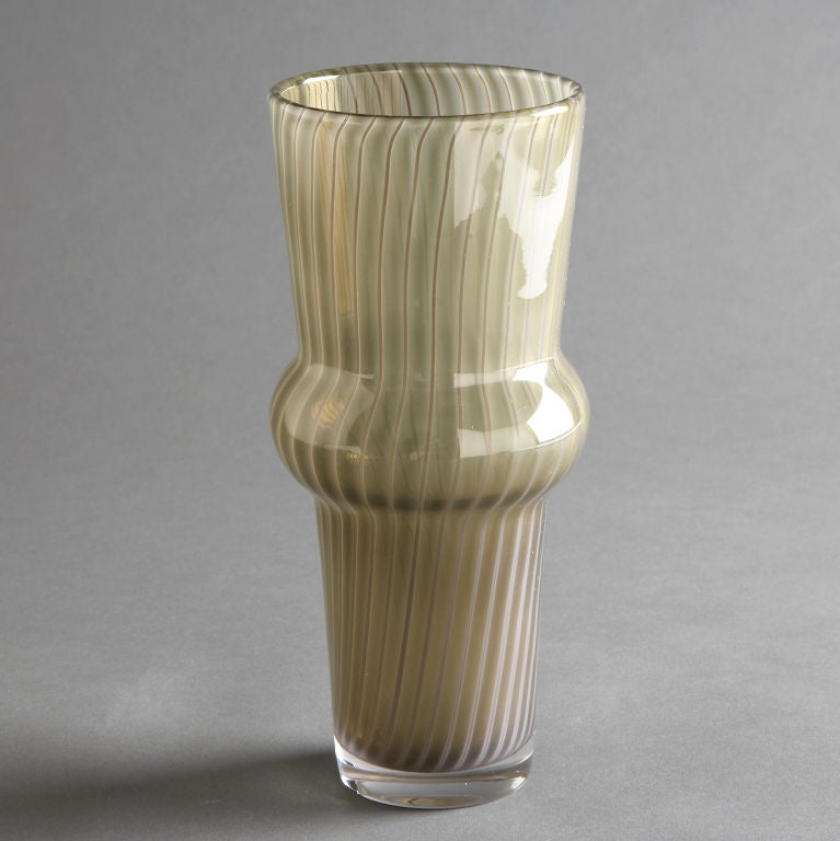 Mona Morales Schildt Smoke Glass Vase