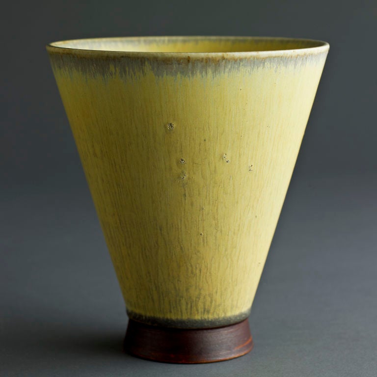Saxbo Muted Yellow Vase