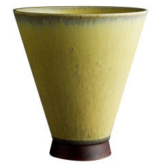 Saxbo Muted Yellow Vase