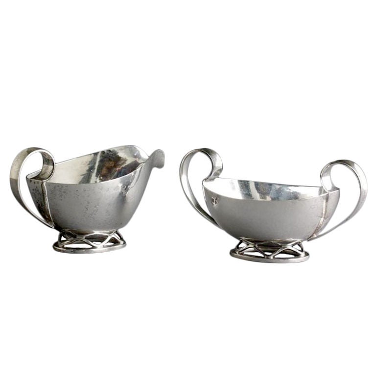 Allan Adler Cream and Sugar Set