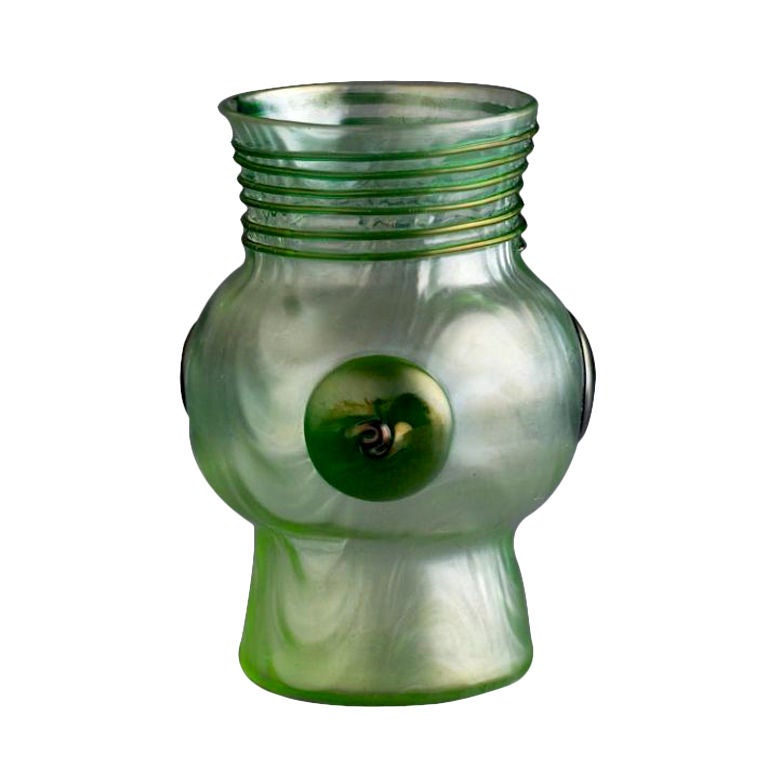 Loetz Glass Vase For Sale