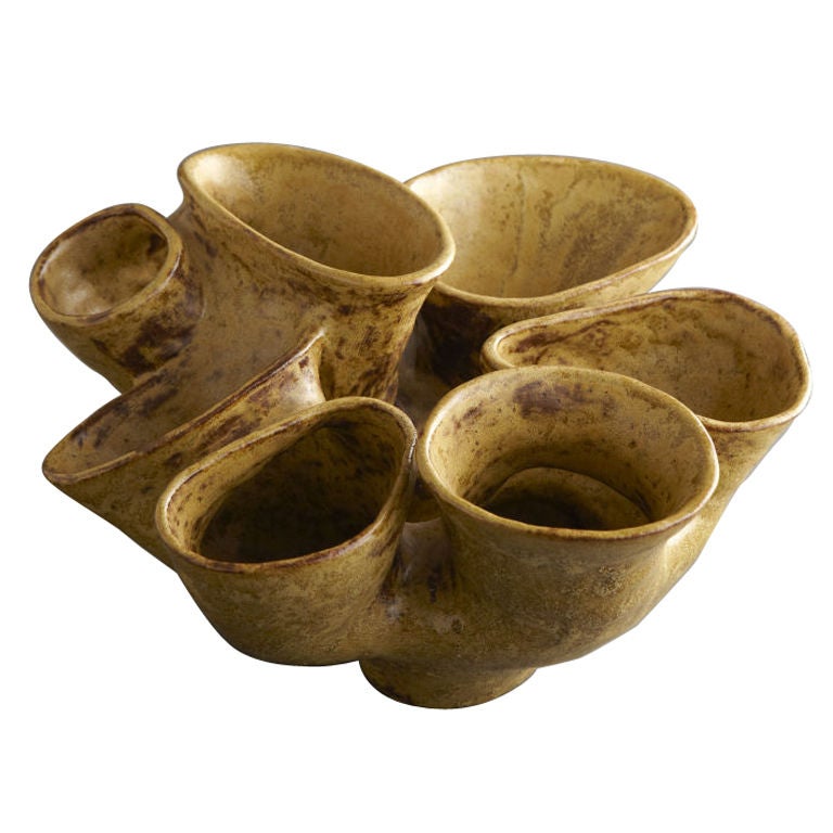 Multi-Chambered Ceramic Sculpture