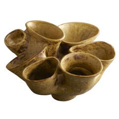 Multi-Chambered Ceramic Sculpture