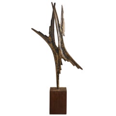 Nino Franchina "Composizione" Bronze Sculpture
