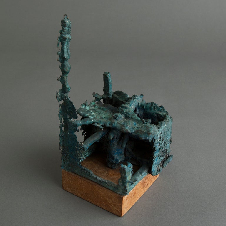 Jan de Swart Bronze Abstract Sculpture