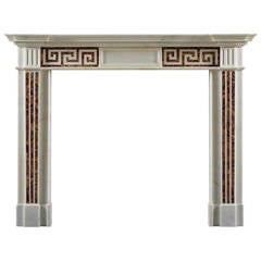 Antique Neoclassical 18th Century Fireplace Mantel