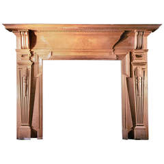 An Oak 19th Century Elizabethan Revival Chimneypiece 9