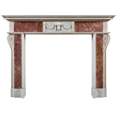 Superbe cheminée néoclassique George III du Roman Doric Order