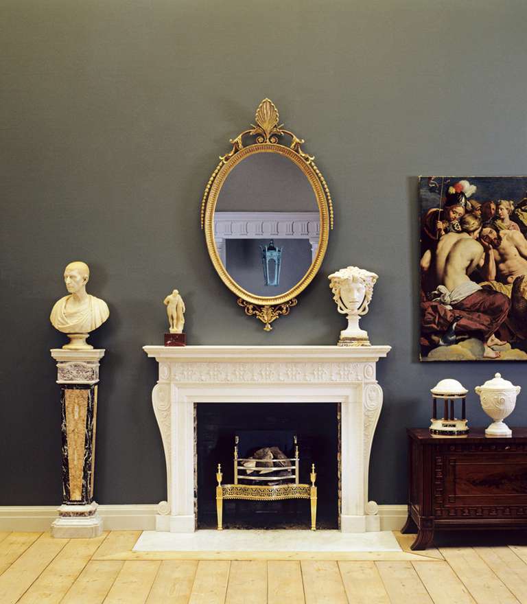 Neoclassical Jamb Lansdowne Reproduction Fireplace