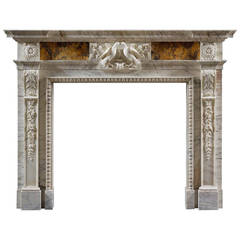 Exceptional Used George III Fireplace Mantel