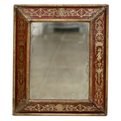 A fine verre-eglomise mirror