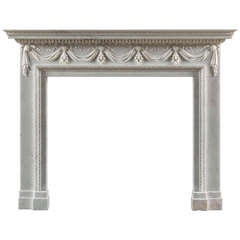 Antique 18th Century Neoclassical Fireplace Mantel