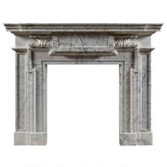 Antique Early 19th Century English Fireplace Mantel, circa 1840