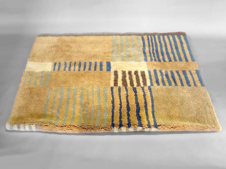 Japanese Modernist Wool Area Rug Made by JOTO
