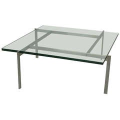 Architecturally Themed Coffee Table by Poul Kjaerholm 2