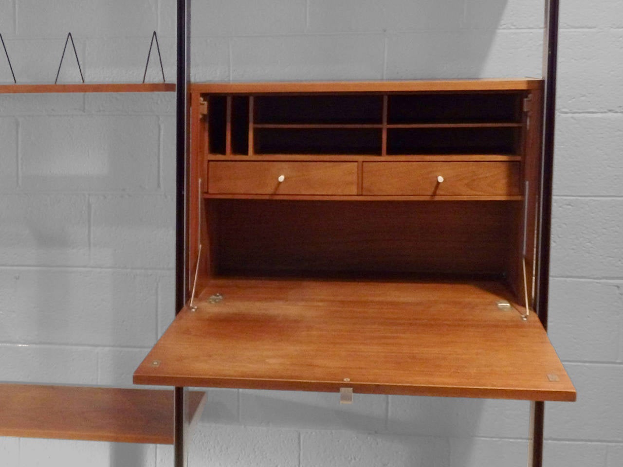 Mid-20th Century Large Six Pole Five Bay CSS Shelf Storage Unit