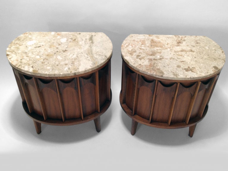 Pair Walnut with Rosewood Marble Top Cabinets
Kent Coffey Perspecta Series