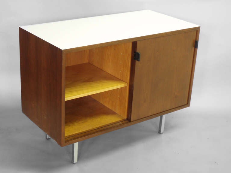 Pair of Walnut Cabinets by Florence Knoll for Knoll 1