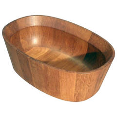 Rare Dansk Oval Teak Bowl by Jens Quistgaard 6