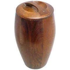 Early Production Teak Ice Bucket by Jens Quistgaard for Dansk 3