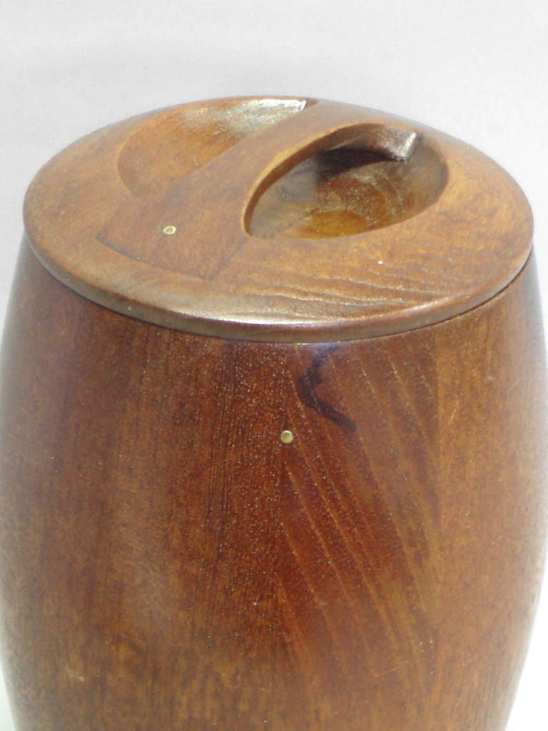 Mid-Century Modern Early Production Teak Ice Bucket by Jens Quistgaard for Dansk For Sale