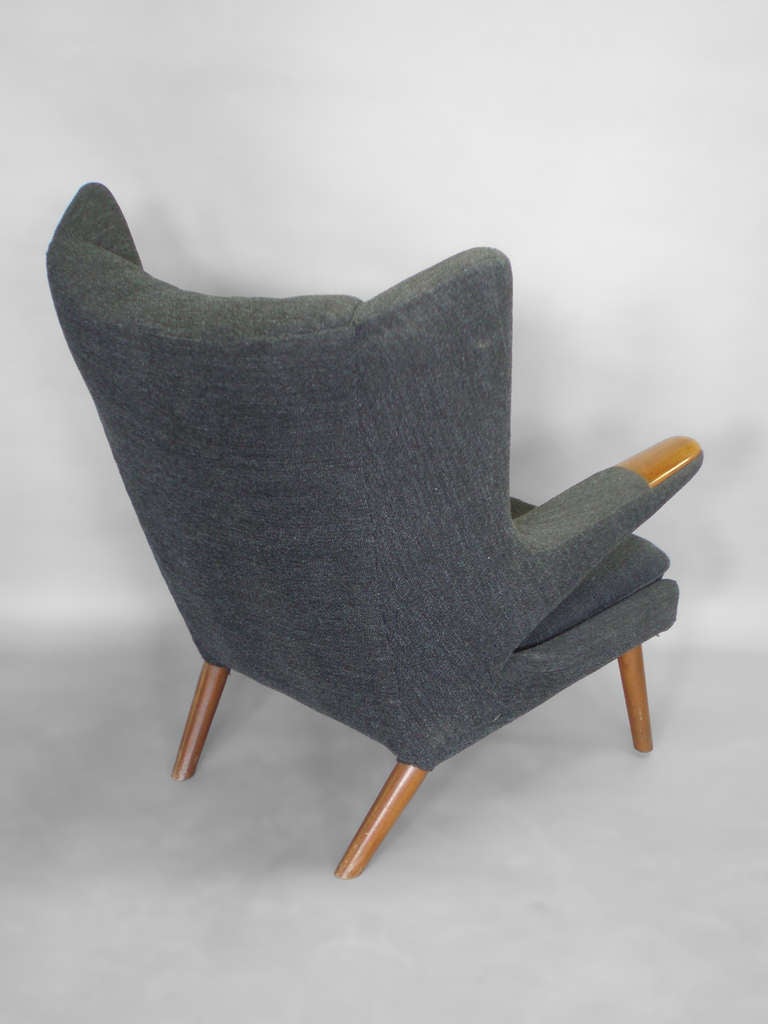 Danish Papa Bear Modernist Reading and Lounge Chair by Hans J. Wegner