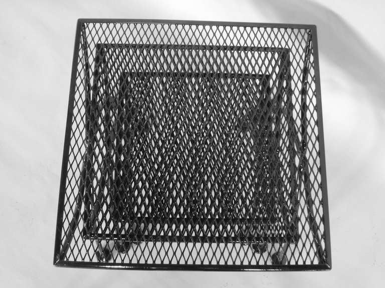 wrought iron nest of tables