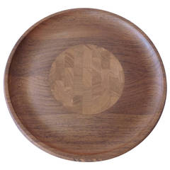 Finely Crafted Rosewood and Teak reversible Serving Tray by Jens Quistgaard 6