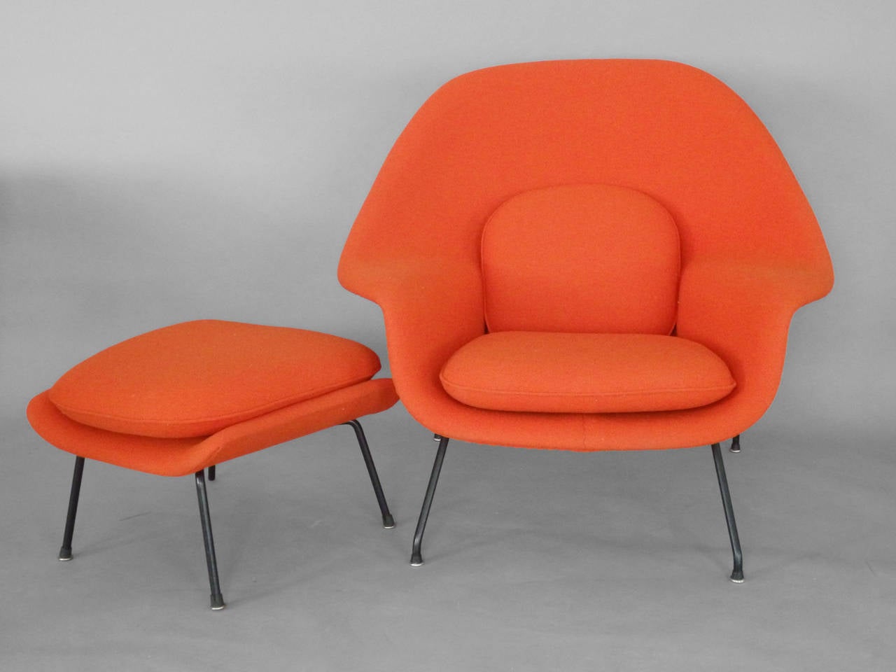 American Saarinen for Knoll Womb Chair with Ottoman