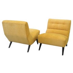 Pair Atomic Age Lounge Chairs by Selig Company