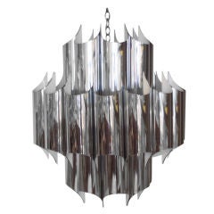 Chrome Hanging Pendant Lamp by Sonneman Company