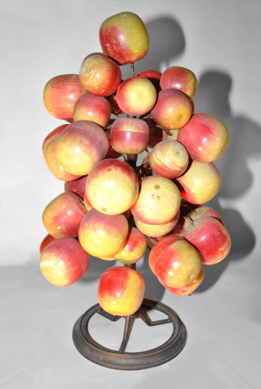 Unusual Folky "Apple Tree" table decoration