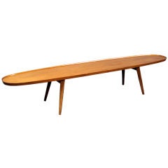 Surfboard Cocktail Table by Edward Wormley for Dunbar