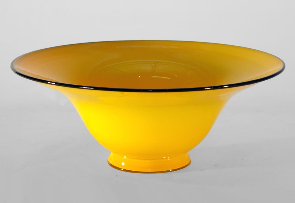 Loetz - Michael Powolny design Weiner Werkstatte Lobmeyer Art Glass bowl