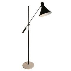 Arredoluce Single Arm Adjustable Floor Lamp