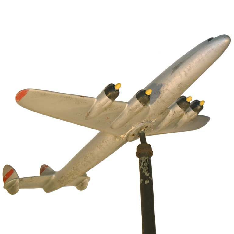Rare Cast Aluminum Lockheed Constellation Airplane model