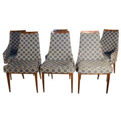 Set of 6 Dining Chairs by Kipp Stewart for Directional