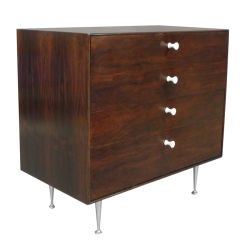 Rosewood Thin Edge Chest of Drawers by George Nelson