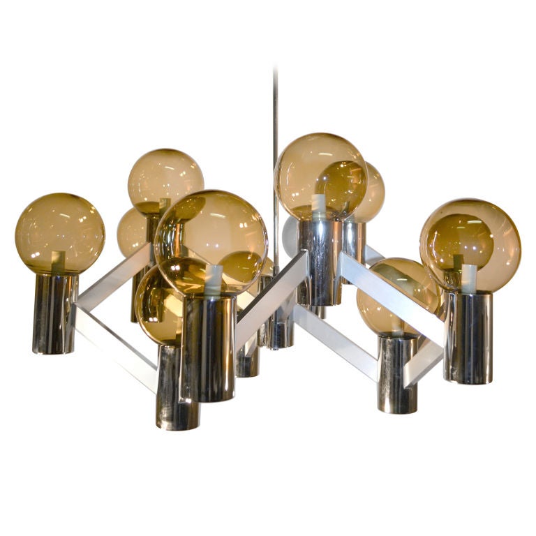 Large 1970
s - 1980
s Lightolier fixture