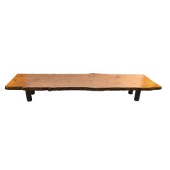 Free Edge Plank top table