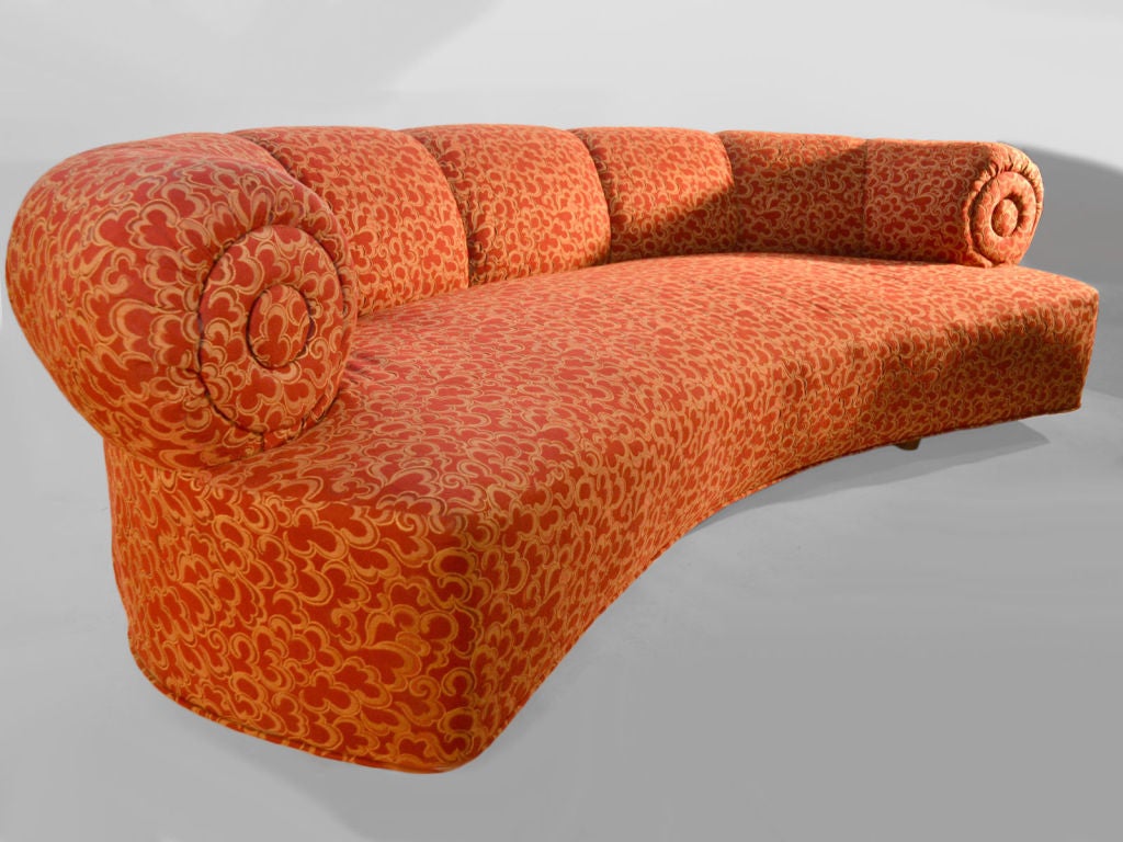 Large scale Art Deco sofa,California modern, 