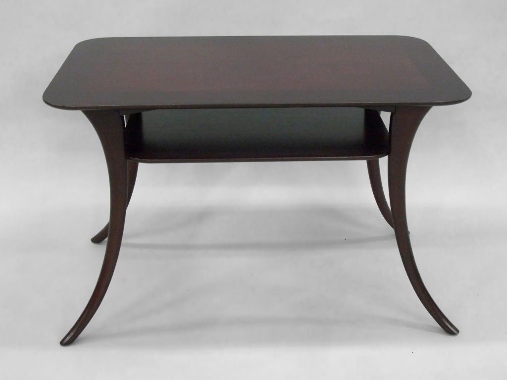 Mid-Century Modern Klismos Occasional Table by T.H. Robsjohn-Gibbings for Widdicomb For Sale