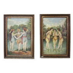 Naughty Girls at the Lake 1915 & 1950 5