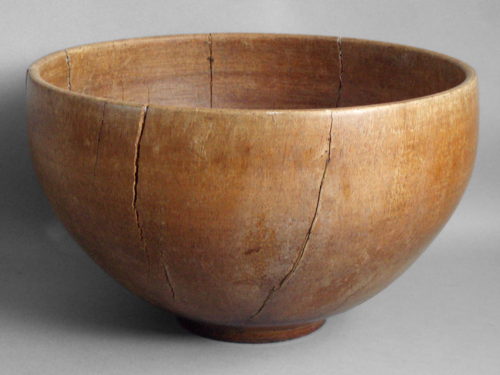 Large Over-Scale Turned Wood Bowl