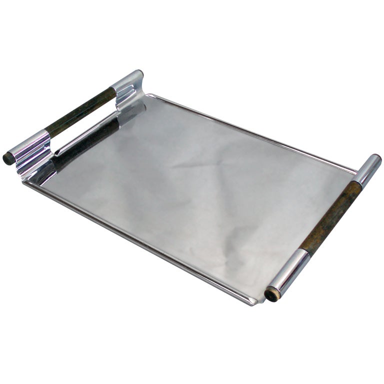 Art Deco Moderne tray, 1930s, offered by Tom Gibbs Studio