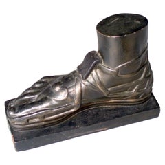 Antique Early 20th Century Cast Iron Trade Stimulator Gladiator Sandal